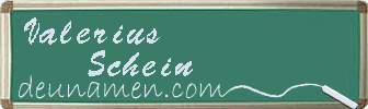 Valerius Schein Visitenkarte